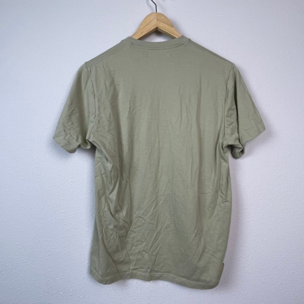 Ciudad Campus Graphic T-Shirt Women S Olive Green Festival Calligraphy Boho - Picture 5 of 8
